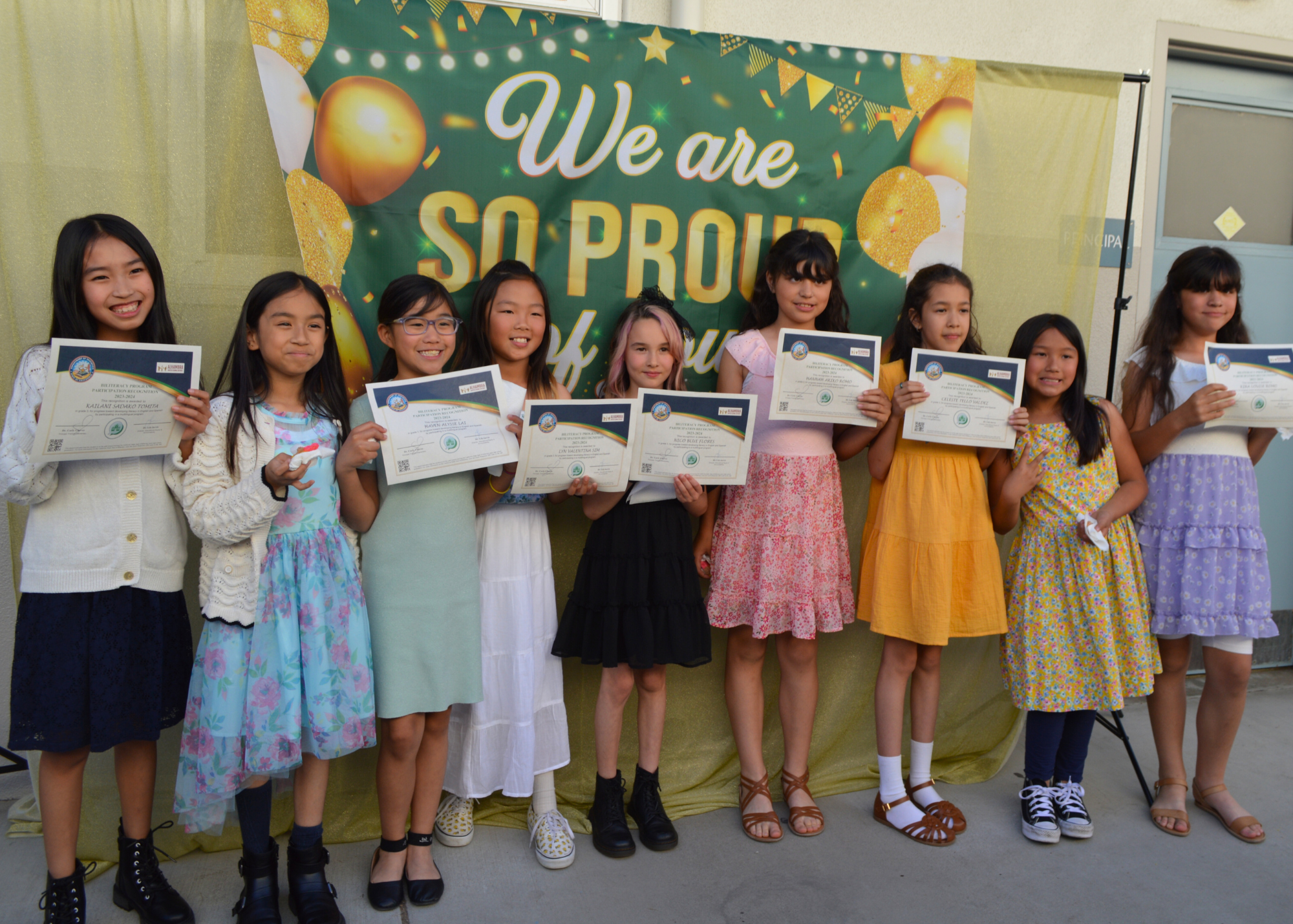 Spanish Dual Immersion Program Celebrates Students’ Biliteracy Milestones