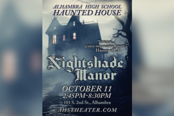 “Nightshade Manor” is open to all members of the public and is a perfect kick-off to the Halloween season. However it will feature special effects makeup and scary themes. It is NOT recommended for children under 12 and parental discretion is advised.