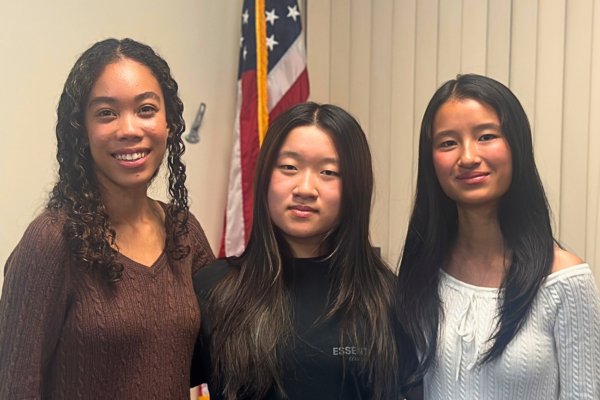 Keiko Rakin, Madison Kang, and Emily Huang (L-R) continue to build their leadership skills and outreach as part of Congresswoman Judy Chu’s Congressional Youth Advisory Council.