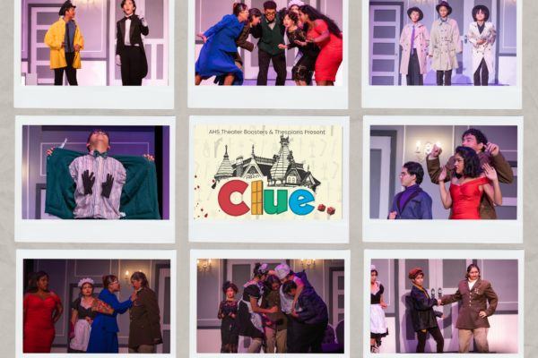 Here are a few of the highlights of both the Blue Cast and the Gold Cast of AHS’ production of CLUE. (Photo credit: AUSD Communications Interns Justin Lim, Ricardo Padillo, & Grant Sapcharoenlert)