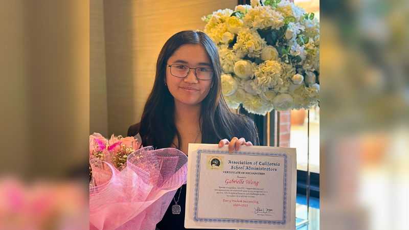 AUSD is proud of Gabby Wong – her inspiring achievements and embodiment of the spirit of the “Every Student Succeeding” Award shines in everything she does.