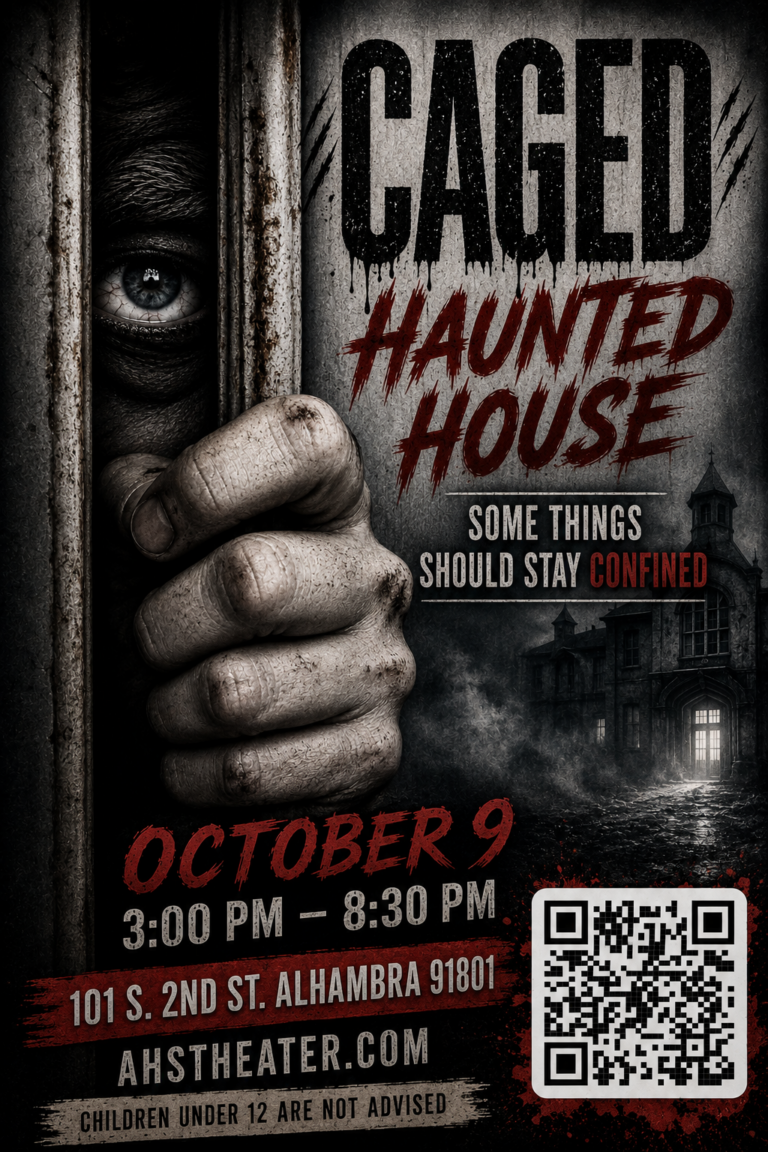 Alhambra High School Theater Presents “CAGED”: A Haunted House Where There’s No Way Out