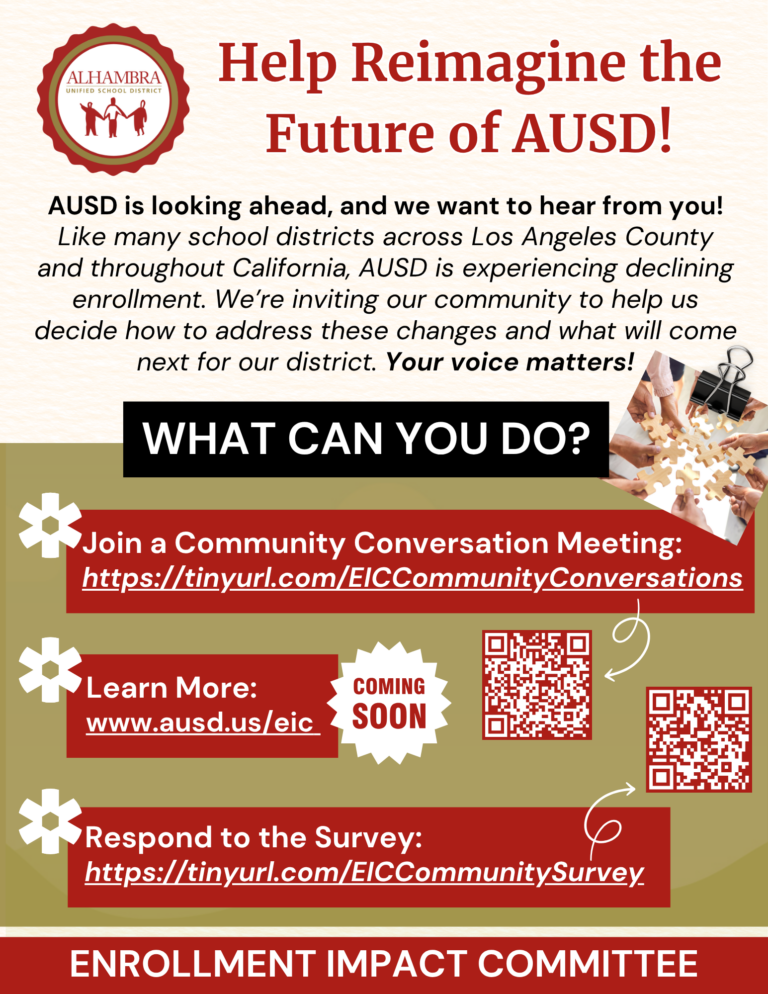 AUSD Invites Community to Help Reimagine the Future of the District